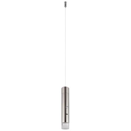 Globo - Lámpara recargable LED táctil regulable 2 en 1 LED/2W/230/5V cromo mate
