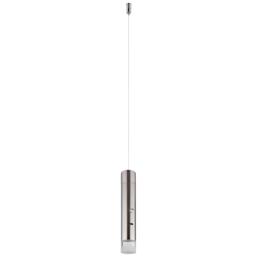 Globo - Lámpara recargable LED táctil regulable 2 en 1 LED/2W/230/5V cromo mate