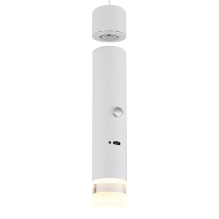 Globo - Lámpara LED recargable táctil regulable 2 en 1 LED/2W/230/5V blanca