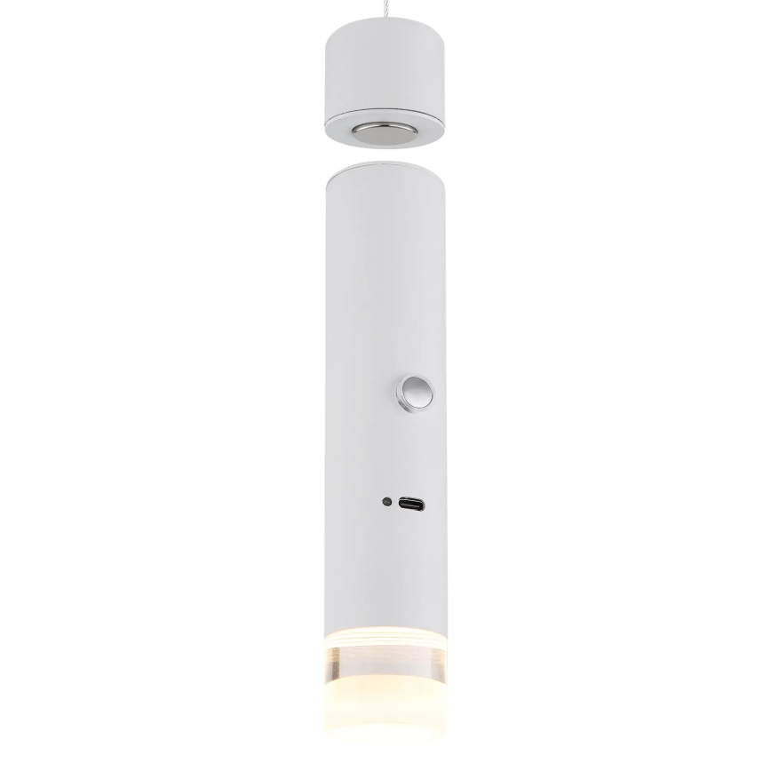 Globo - Lámpara LED recargable táctil regulable 2 en 1 LED/2W/230/5V blanca