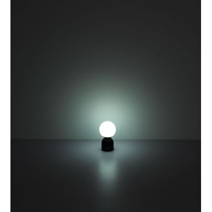 Globo - Lámpara de mesa táctil LED regulable LED/2,5W/3,7V 2700/4000/6500K 1800 mAh USB negra