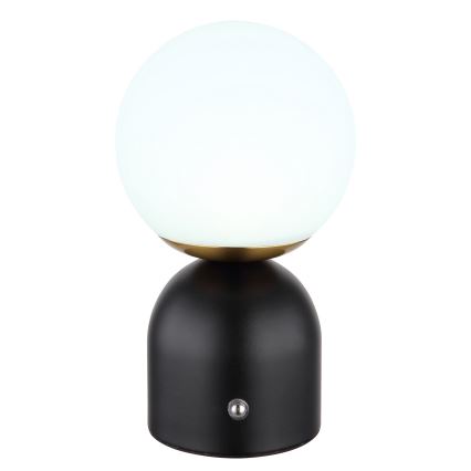 Globo - Lámpara de mesa táctil LED regulable LED/2,5W/3,7V 2700/4000/6500K 1800 mAh USB negra