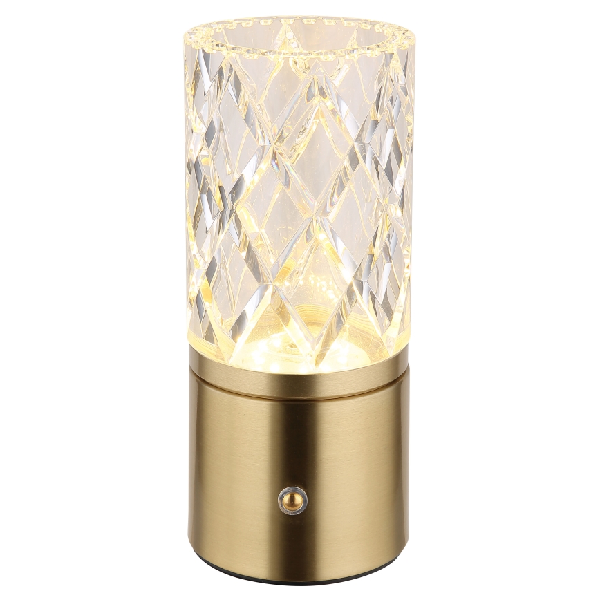 Globo - Lámpara de mesa regulable LED táctil LED/2,5W/3,7V 2700K/4000K/6500K 1800 mAh USB dorado