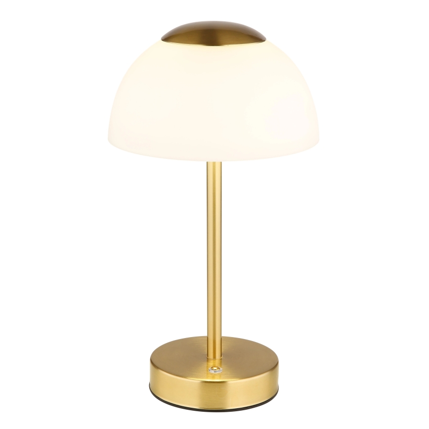 Globo - Lámpara de sobremesa recargable LED regulable LED/2,5W/5V 1800 mAh 2700K/4000K/6500K latón