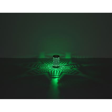 Globo - Lámpara de mesa recargable LED RGB táctil LED/1W/5V 500 mAh marrón