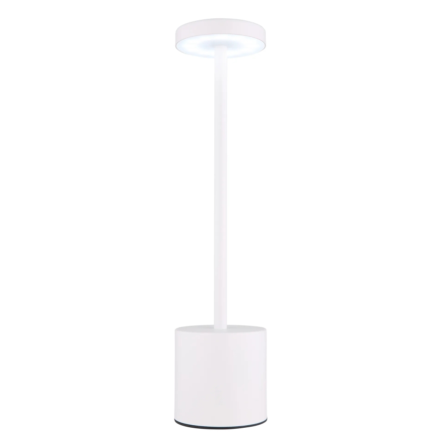 Globo - Lámpara de mesa táctil LED regulable LED/1,2W/3,7V 2000K/3500K/7000K 1200 mAh USB blanca