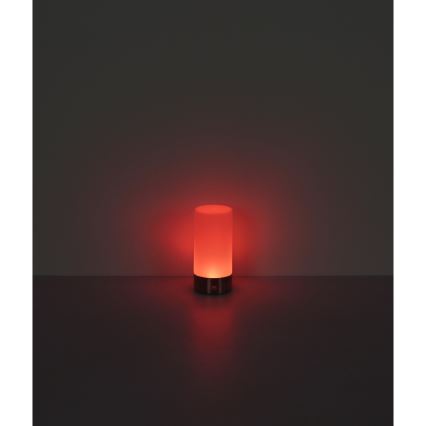 Globo - Lámpara de mesa exterior táctil regulable LED RGBW LED/1,8W/5V 1500 mAh IP44 cromo mate
