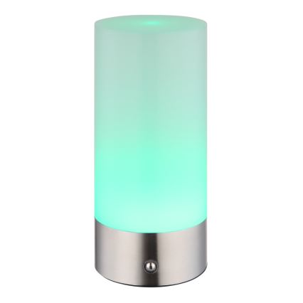 Globo - Lámpara de mesa exterior táctil regulable LED RGBW LED/1,8W/5V 1500 mAh IP44 cromo mate