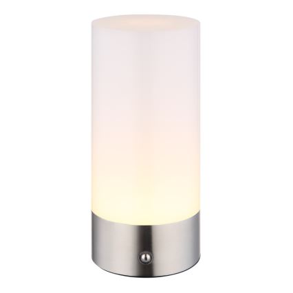 Globo - Lámpara de mesa exterior táctil regulable LED RGBW LED/1,8W/5V 1500 mAh IP44 cromo mate