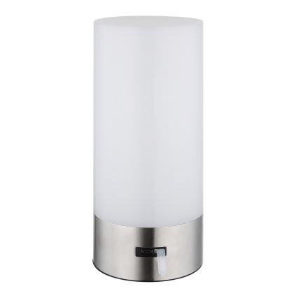 Globo - Lámpara de mesa exterior táctil regulable LED RGBW LED/1,8W/5V 1500 mAh IP44 cromo mate