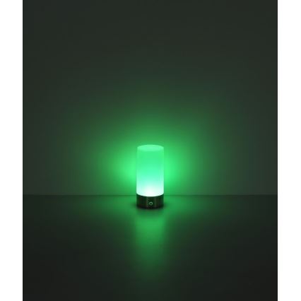 Globo - Lámpara de mesa exterior táctil regulable LED RGBW LED/1,8W/5V 1500 mAh negra