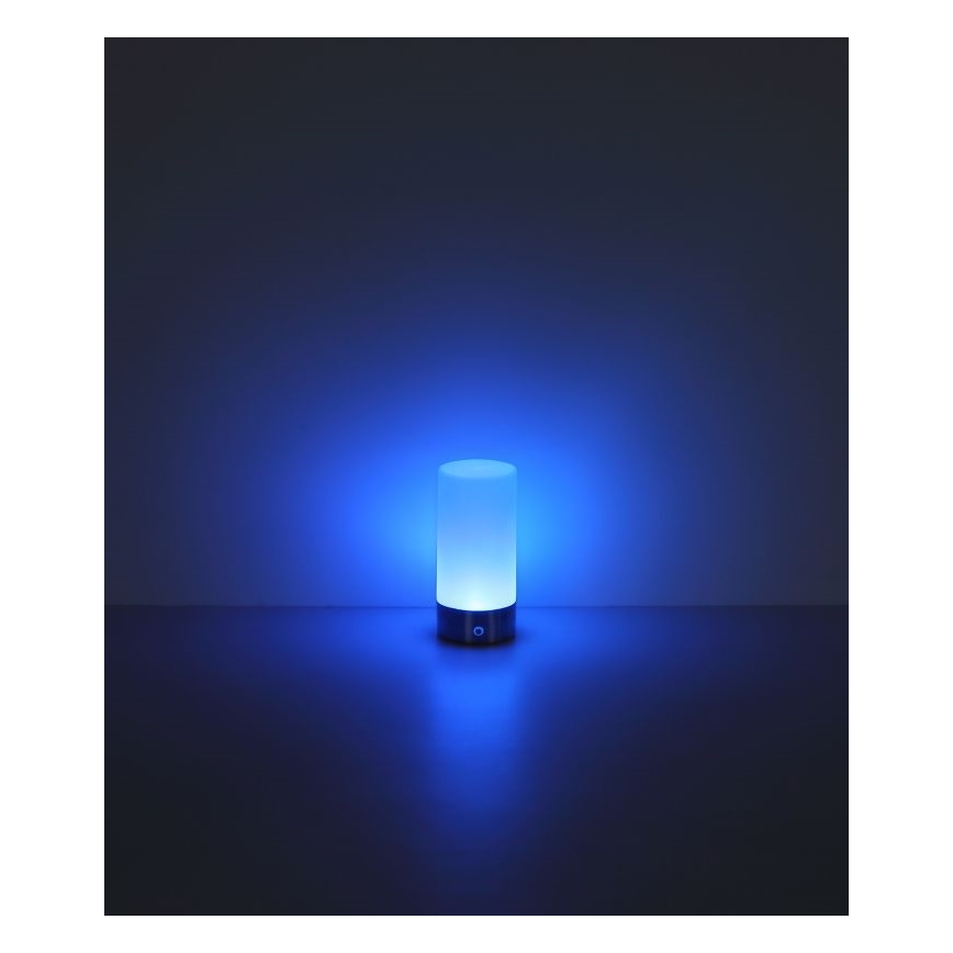 Globo - Lámpara de mesa exterior táctil regulable LED RGBW LED/1,8W/5V 1500 mAh negra