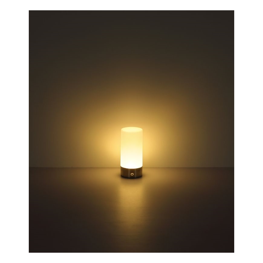 Globo - Lámpara de mesa exterior táctil regulable LED RGBW LED/1,8W/5V 1500 mAh negra