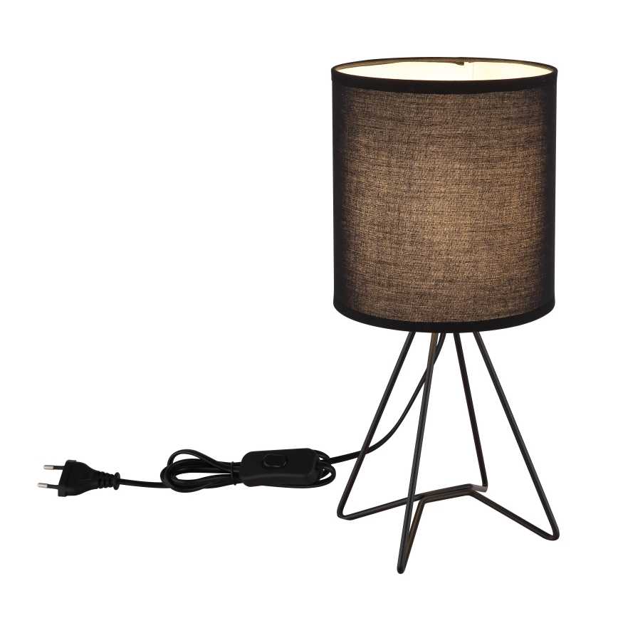 Globo - Lámpara de mesa 1xE14/40W/230V negra
