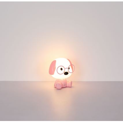 Globo - Lámpara nocturna infantil recargable LED regulable LED/1W/5V 500 mAh rosa