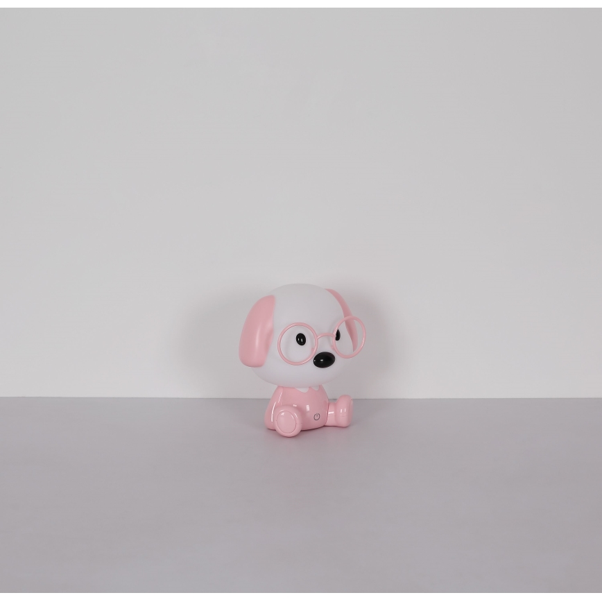 Globo - Lámpara nocturna infantil recargable LED regulable LED/1W/5V 500 mAh rosa