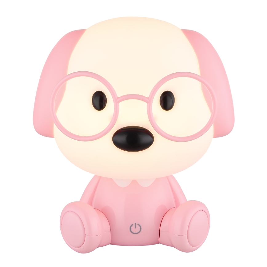 Globo - Lámpara nocturna infantil recargable LED regulable LED/1W/5V 500 mAh rosa