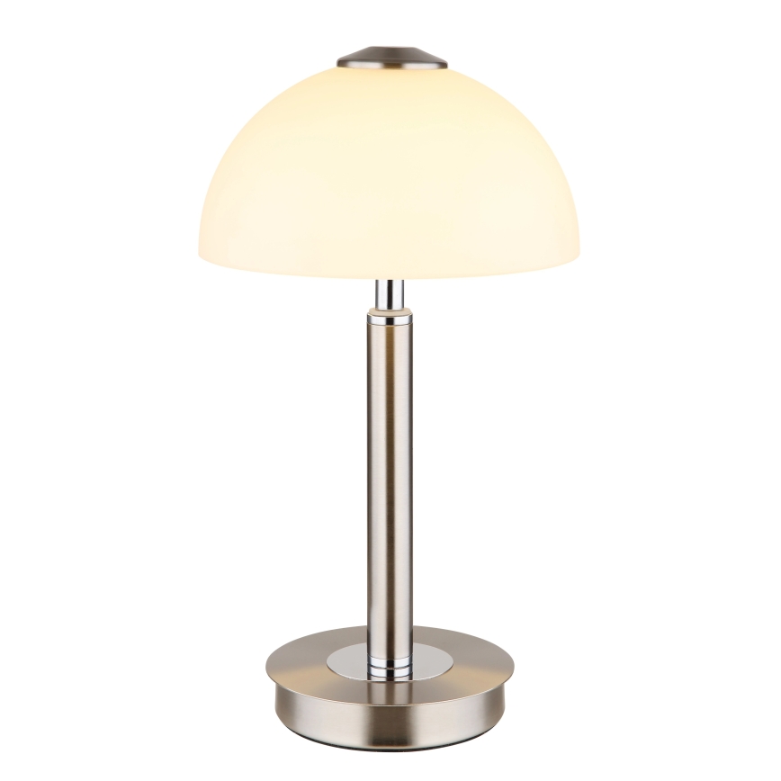 Globo - LED Lámpara de mesa táctil regulable LED/7W/230V 3000K cromo mate