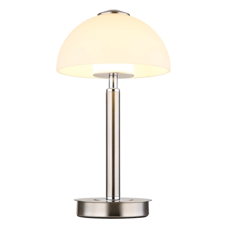 Globo - LED Lámpara de mesa táctil regulable LED/7W/230V 3000K cromo mate