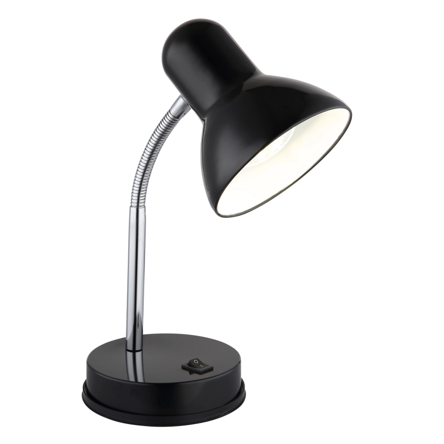 Globo - Lámpara de mesa 1xE27/40W/230V negra