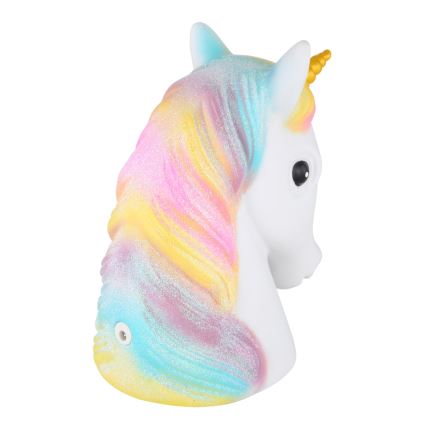 Globo - Lámpara nocturna infantil LED/1W/230/4,5V 3xAA unicornio