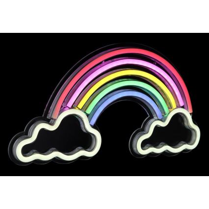 Globo - Decoración de pared LED neón LED/3W/USB arcoíris
