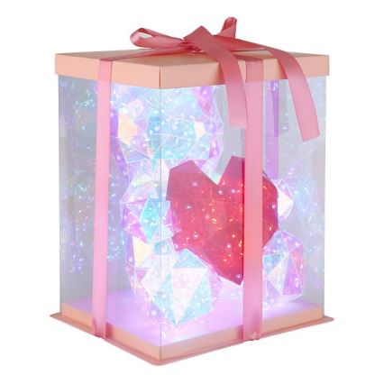Globo - Lámpara LED decorativa de mesa en caja de regalo LED/6W/5V USB Oso