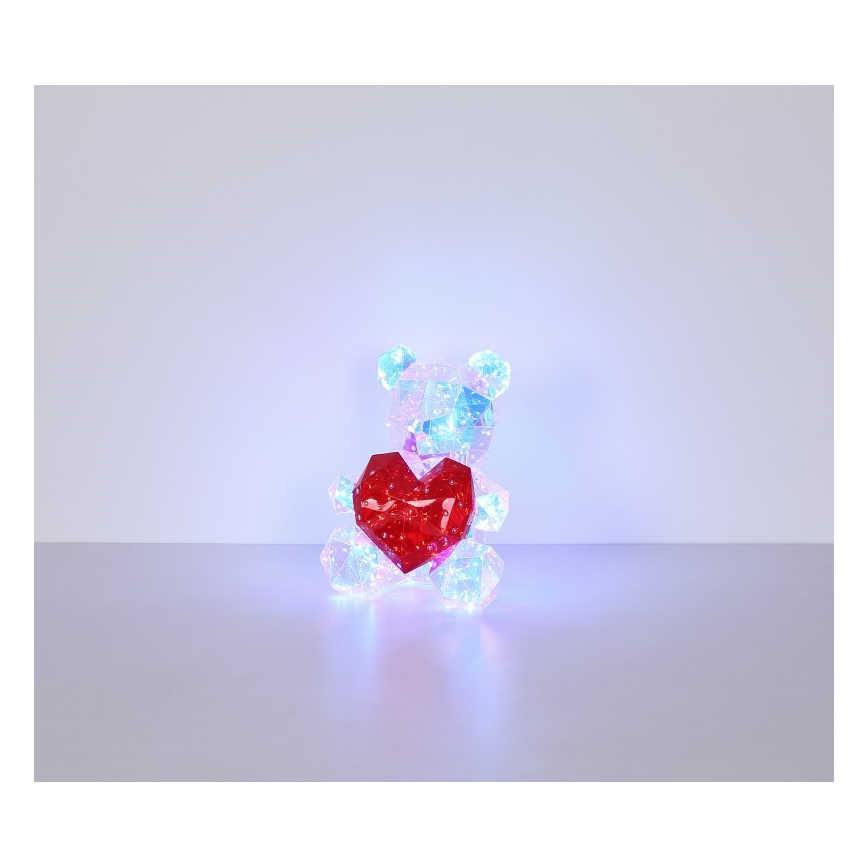 Globo - Lámpara LED decorativa de mesa en caja de regalo LED/6W/5V USB Oso
