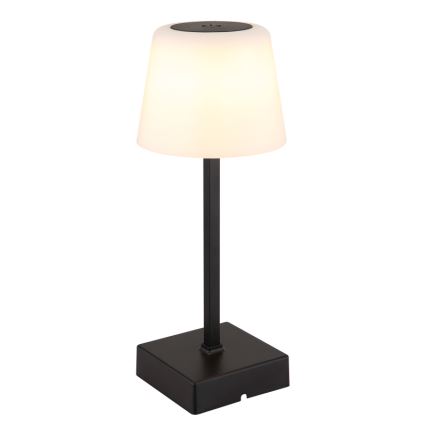 Globo - Lámpara de mesa táctil LED regulable LED/2W/5V 3000/4500/6500K 800 mAh negra
