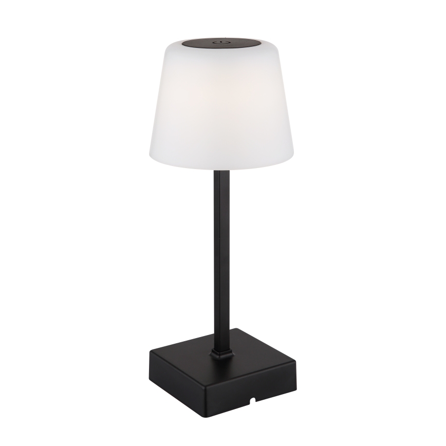 Globo - Lámpara de mesa táctil LED regulable LED/2W/5V 3000/4500/6500K 800 mAh negra