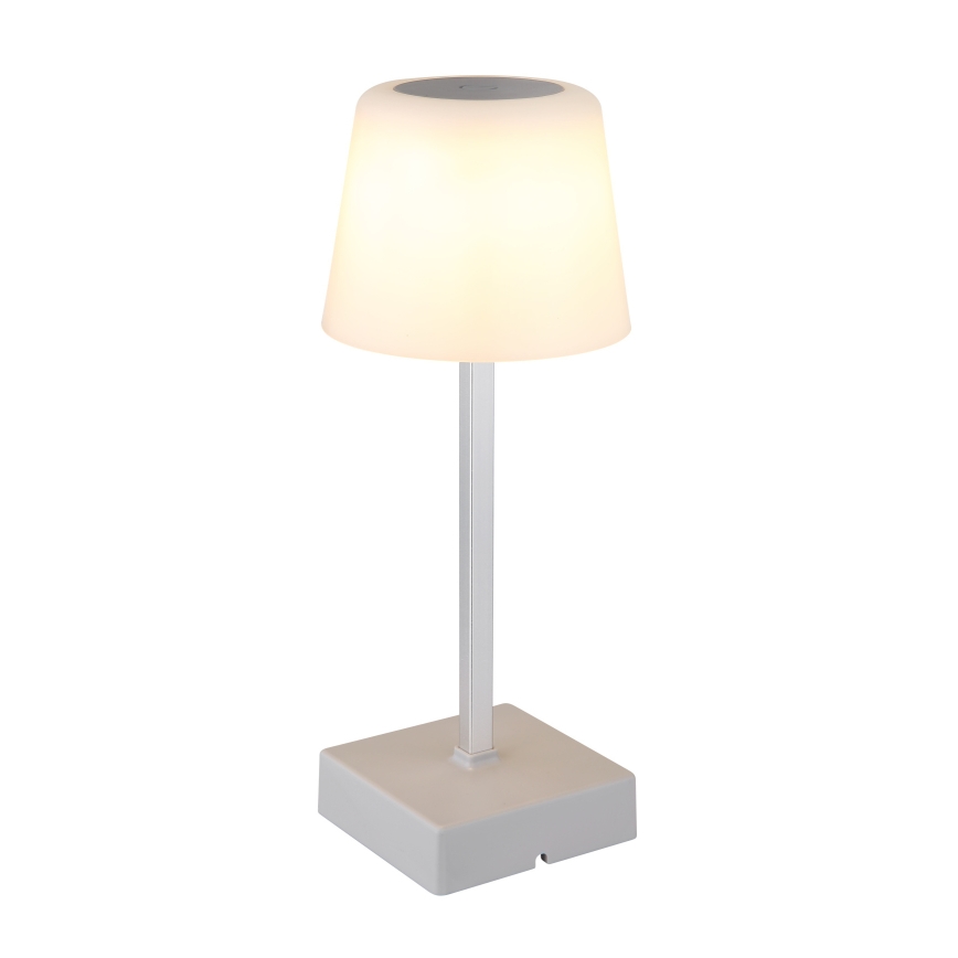 Globo - Lámpara de mesa táctil LED regulable LED/2W/5V 3000/4500/6500K 800 mAh plateada