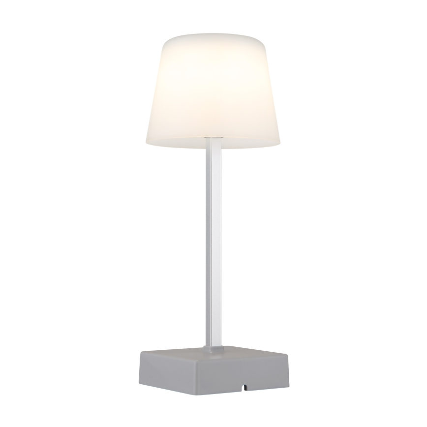 Globo - Lámpara de mesa táctil LED regulable LED/2W/5V 3000/4500/6500K 800 mAh plateada
