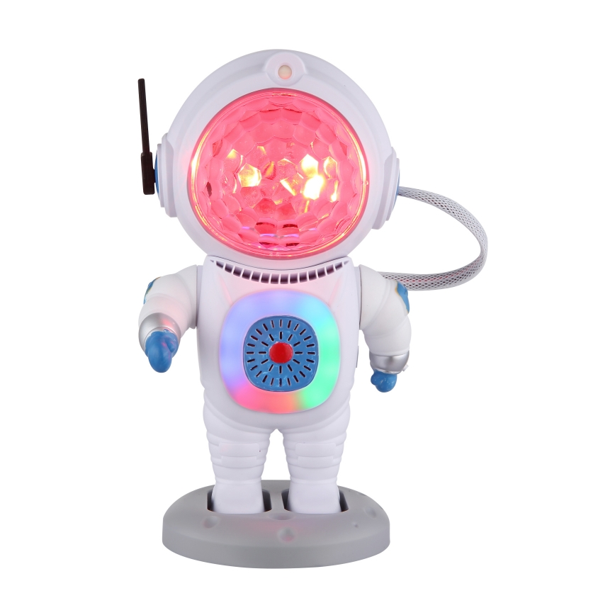 Globo - Lámpara de mesa LED RGB LED/6W/5V astronauta blanca