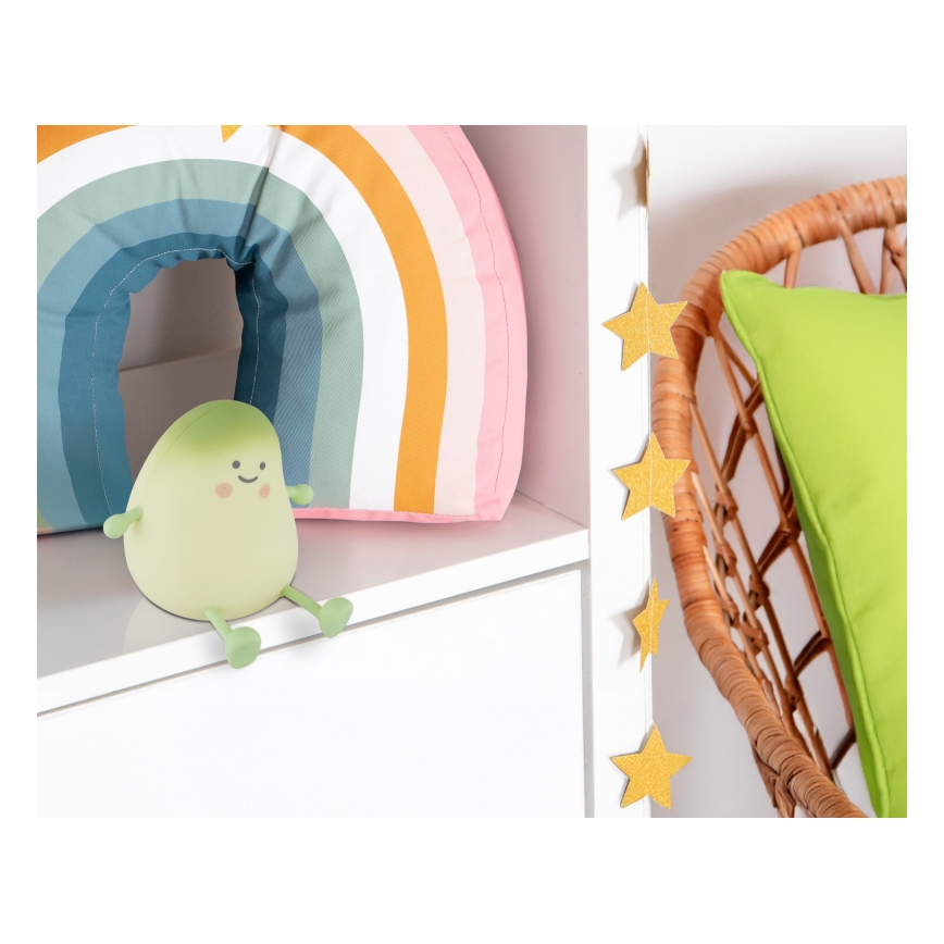 Globo - Luz nocturna infantil recargable LED RGBW regulable LED/2W/5V 1200 mAh color mango
