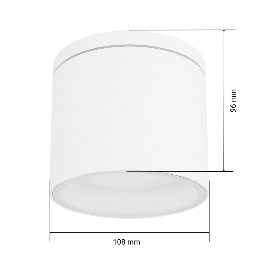 Globo - Plafón de exterior 1xGX53/11W/230V IP44