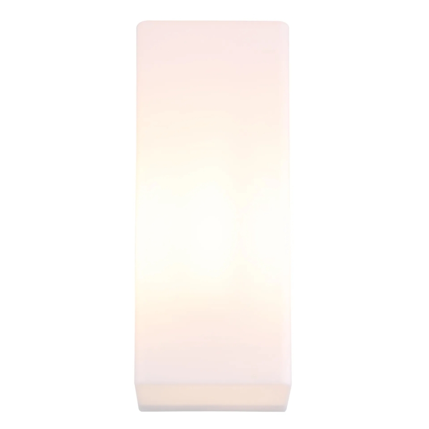 Globo - Aplique de pared exterior 1xE27/15W/230V IP44 blanco