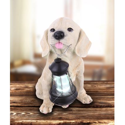 Globo - Luminaria solar LED con diseño de perro LED/0,06W/3V IP44 600 mAh