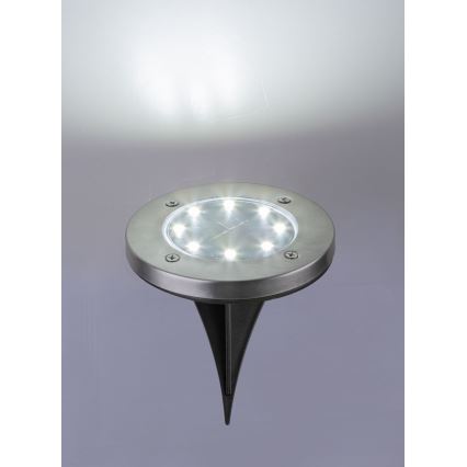 Globo - SET 2x Lámpara solar LED LED/0,8W/3V IP44 300 mAh