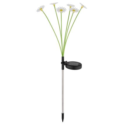 Globo - Lámpara solar LED 6xLED/3V IP44 600 mAh con diseño de flor