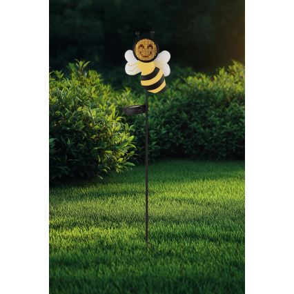Globo - Luminaria solar LED 200 LEDs/3 V IP44 600 mAh abeja