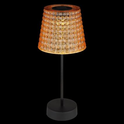 Globo - SET 2x Lámpara solar LED LED/0,06W/3V IP44 40 mAh naranja