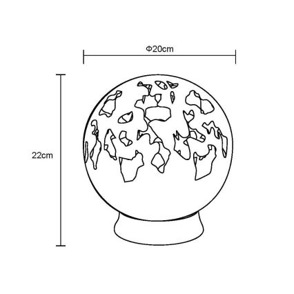 Globo 36746 - Decoración solar LED LED/0,06W/3V IP44