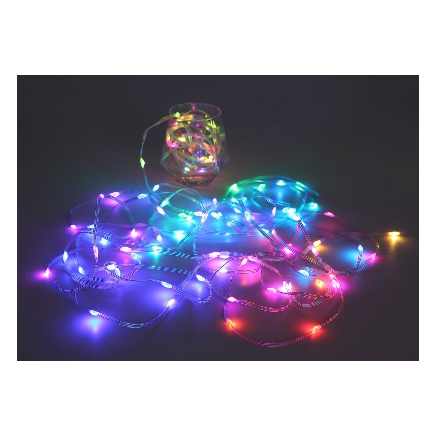 Globo - Tira LED RGB 100xLED/0,06W/5V 10 m 27 funciones