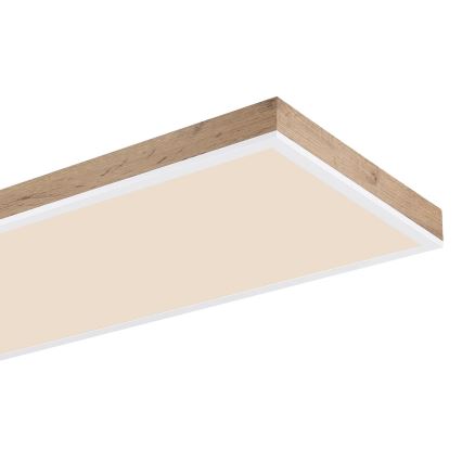 Globo - Lámpara de techo LED regulable LED/36W/230V 2700-6500K marrón/blanco + mando a distancia