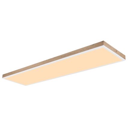 Globo - Lámpara de techo LED regulable LED/36W/230V 2700-6500K marrón/blanco + mando a distancia