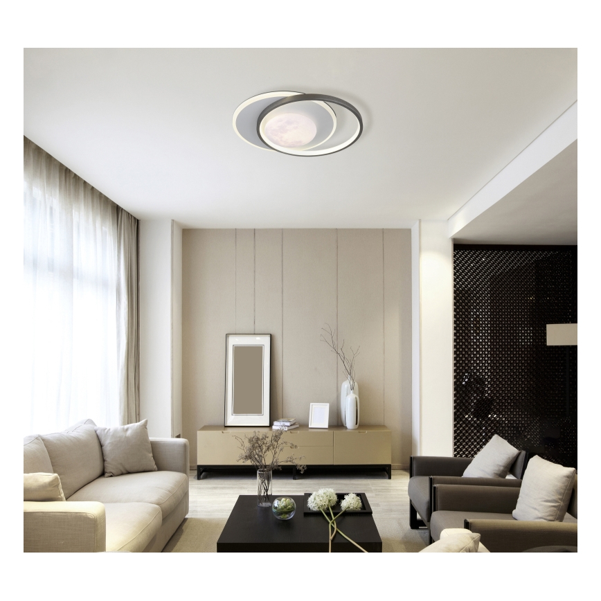 Globo - Lámpara de techo LED, 30W, 230V, 4000K, 30 x 36,9 cm