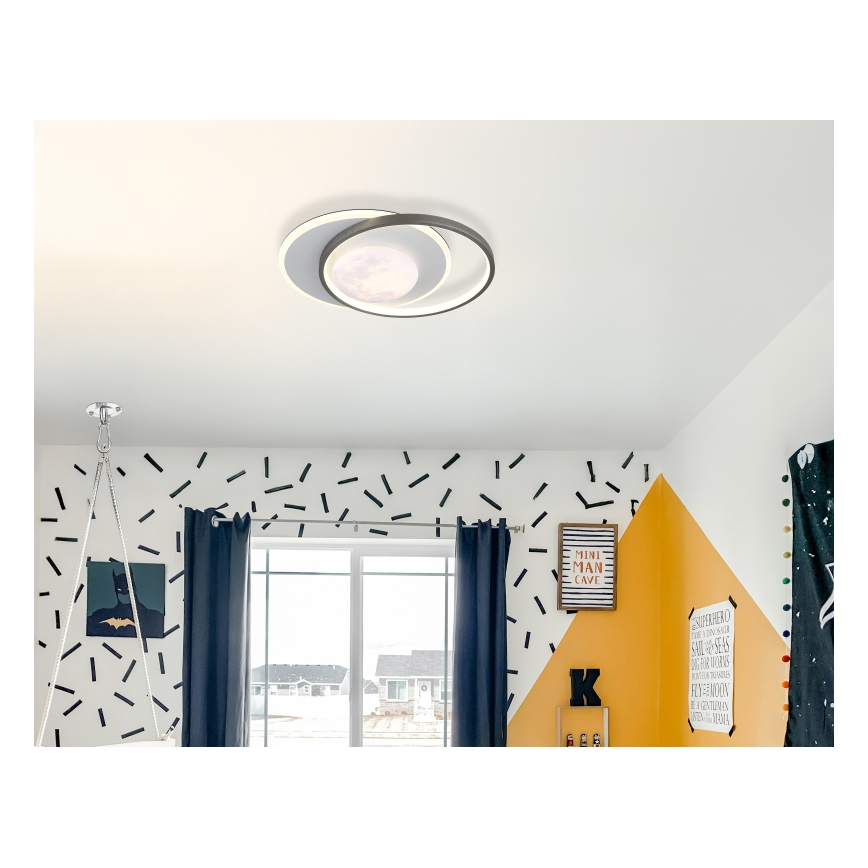 Globo - Lámpara de techo LED, 30W, 230V, 4000K, 30 x 36,9 cm