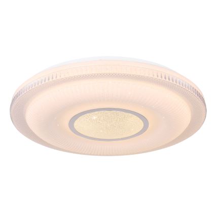 Globo - Lámpara de techo LED regulable LED/30W/230V 3000-6500K diámetro 50 cm blanca Wi-Fi Tuya + mando a distancia