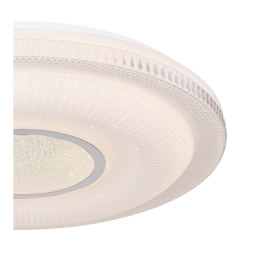 Globo - Lámpara de techo LED regulable LED/30W/230V 3000-6500K diámetro 50 cm blanca Wi-Fi Tuya + mando a distancia