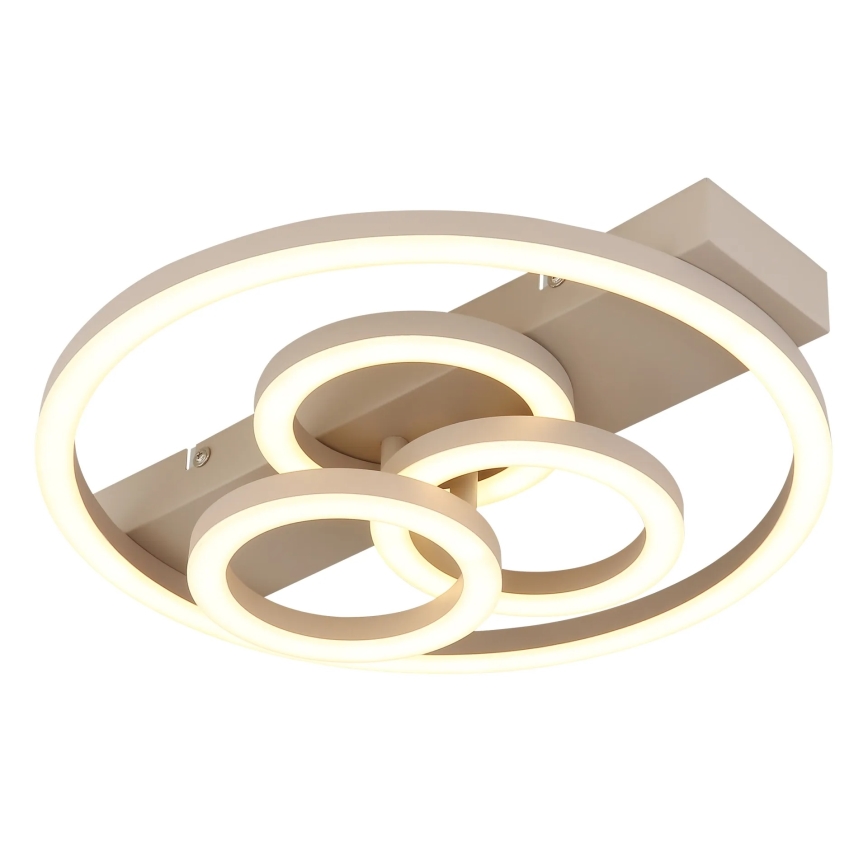 Globo - Lámpara de techo LED regulable LED/40W/230V 2700-6500K Ø 35x33 cm beige + mando a distancia